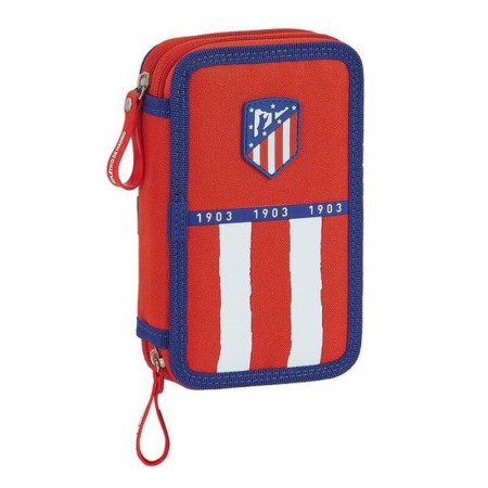 Plumier double Atlético Madrid 20/21 Bleu Blanc Rouge (28 pcs)