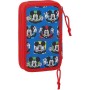 Plumier double Mickey Mouse Clubhouse Me Time Bleu Rouge (28 pcs)