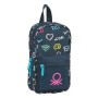 Plumier sac à dos Benetton Dot Com Blue marine (33 Pièces)