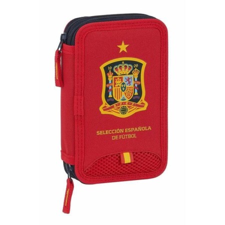 Pochette crayons Double RFEF Rouge (28 pcs)