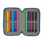 Pochette crayons Double BlackFit8 Oxford Bleu foncé (28 pcs)