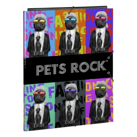 Dossier Pets Rock A4 (26 x 33.5 x 2.5 cm)