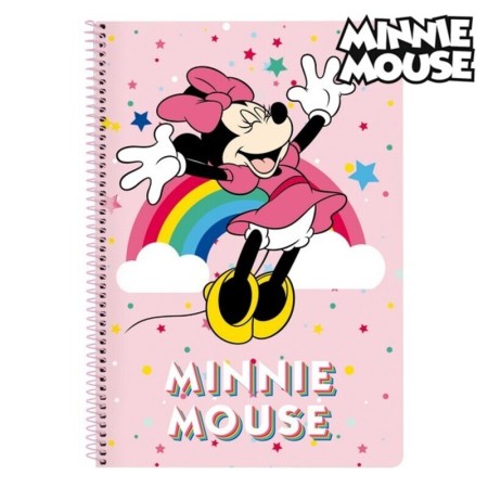 Cahier à Spirale Minnie Mouse Rose A4