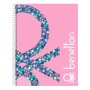 Carnet Benetton Blooming Rose A4