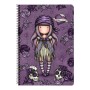 Cahier à Spirale Gorjuss Sea Nixie Violet A4