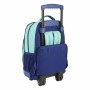 Cartable à roulettes Compact F.C. Barcelona 19/20 Turquoise (32 x 45 x 21 cm)