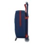 Cartable à roulettes 805 F.C. Barcelona 20/21 Bordeaux Blue marine