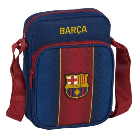 Sac bandoulière F.C. Barcelona 20/21 Bordeaux Blue marine (16 x 22 x 6 cm)