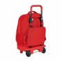 Cartable à roulettes Compact Sevilla Fútbol Club M918 Rouge (33 x 45 x 22 cm)