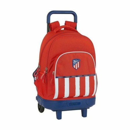 Cartable à roulettes Compact Atlético Madrid 20/21 Rouge Bleu Blanc (33 x 45 x 22 cm)