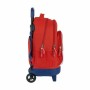 Cartable à roulettes Compact Atlético Madrid 20/21 Rouge Bleu Blanc (33 x 45 x 22 cm)