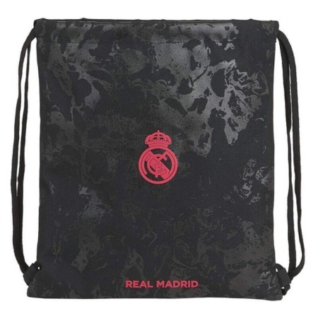 Sac à dos serré par des ficelles Real Madrid C.F. Noir