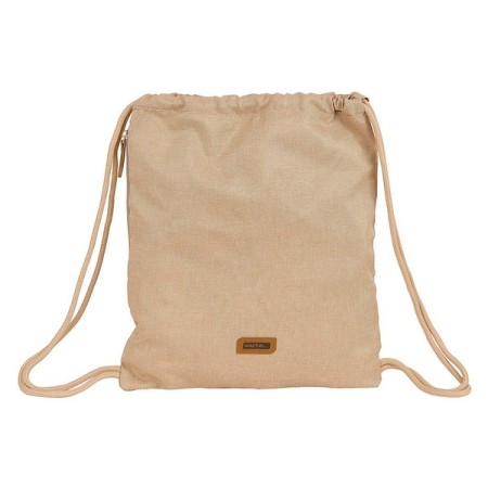 Sac à dos serré par des ficelles Safta Beige