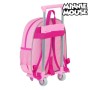 Cartable 3D avec roulettes Minnie Mouse Rose