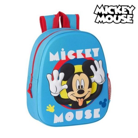 Sac à dos enfant 3D Mickey Mouse Bleu clair