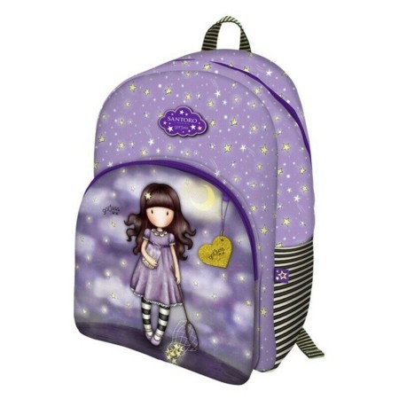 Cartable Gorjuss Catch a Falling Star Violet (31.5 x 40 x 22.5 cm)