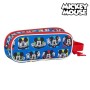 Fourre-tout Mickey Mouse Clubhouse M513 Double Rouge Bleu (21 x 8 x 6 cm)