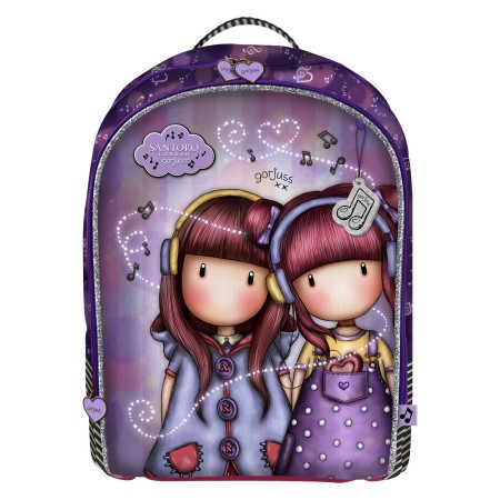 Cartable The Duet Gorjuss M572A Violet (32 x 45 x 13.5 cm)