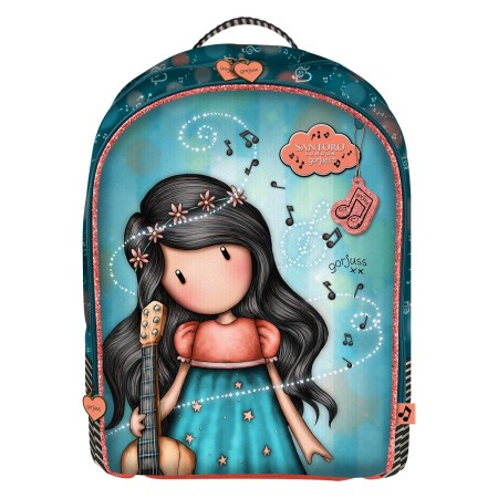 Cartable This One's for You Gorjuss M572A Turquoise (32 x 45 x 13.5 cm)