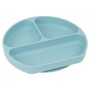 Assiette Safta Bear Silicone Ventouse Bleu clair (20,5 x 2,5 x 18 cm)