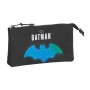 Trousse Fourre-Tout Triple Batman Bat-Tech Noir