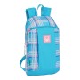 Sac à dos Casual Benetton Tartan Bleu Multicouleur (22 x 39 x 10 cm)