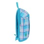 Sac à dos Casual Benetton Tartan Bleu Multicouleur (22 x 39 x 10 cm)