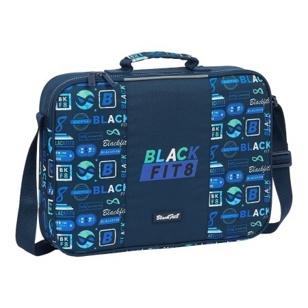 Cartable d'école BlackFit8 Retro Blue marine (38 x 28 x 6 cm)