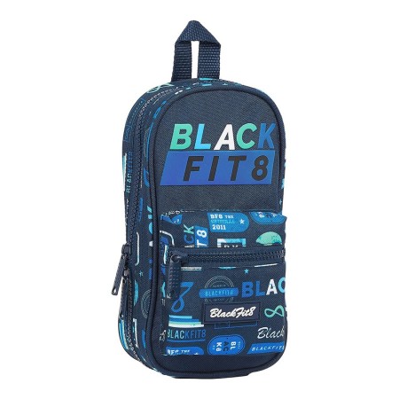 Plumier sac à dos BlackFit8 Retro Blue marine (33 Pièces)