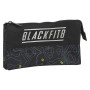 Trousse Fourre-Tout Triple Topocgrafhy BlackFit8 ‎842142744 Noir Vert (22 x 12 x 3 cm)