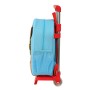 Cartable 3D avec roulettes The Lion King Simba Rouge Bleu clair (28 x 10 x 67 cm)