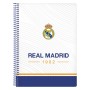 Cahier à Spirale Real Madrid C.F. Bleu Blanc A5