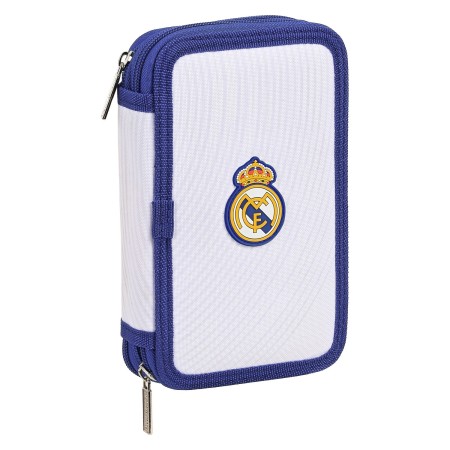 Plumier double Real Madrid C.F. Bleu Blanc (28 pcs)