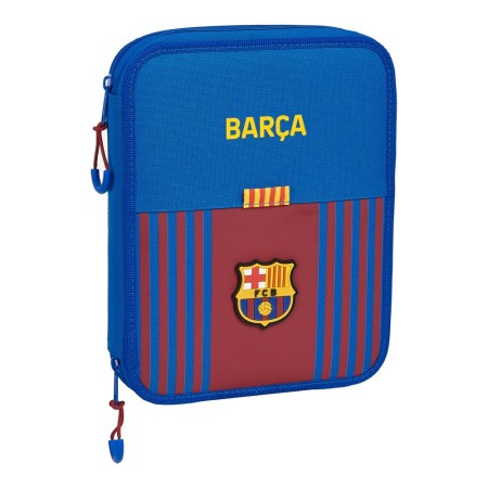 Plumier double F.C. Barcelona Bordeaux Blue marine (56 Pièces)