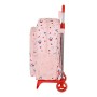 Cartable à roulettes Hello Kitty Happiness Girl Rose Blanc (33 x 42 x 14 cm)