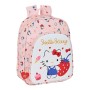 Cartable Hello Kitty Happiness girl Rose Blanc (26 x 34 x 11 cm)