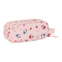 Trousse d'écolier Hello Kitty Happiness Girl Rose Blanc (21 x 8 x 6 cm)