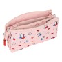 Trousse d'écolier Hello Kitty Happiness Girl Rose Blanc (22 x 12 x 3 cm)