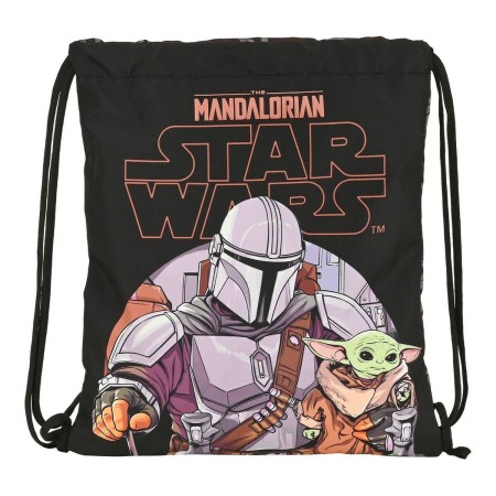 Sac à dos serré par des ficelles The Mandalorian The guild Noir Marron (35 x 40 x 1 cm)