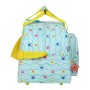 Sac de sport Baby Shark Beach Day Jaune Bleu clair (40 x 24 x 23 cm)