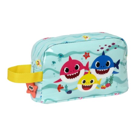 Sac glacière goûter Baby Shark Beach Day Jaune Bleu clair (21.5 x 12 x 6.5 cm)