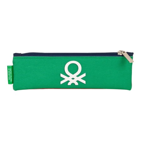 Trousse d'écolier Benetton United Rouge Blanc Vert (20 x 6 x 1 cm)