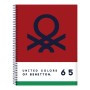 Cahier à Spirale Benetton United Rouge Blanc Vert A4