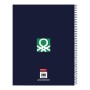 Cahier à Spirale Benetton United Rouge Blanc Vert A4