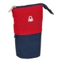 Trousse Gobelet Benetton United Rouge Blanc Blue marine (8 x 19 x 6 cm)