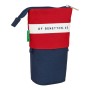 Trousse Gobelet Benetton United Rouge Blanc Blue marine (8 x 19 x 6 cm)