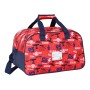 Sac de sport Cars Double Vision Rouge Blue marine (40 x 24 x 23 cm)