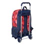 Cartable à roulettes Cars Double Vision Rouge Blue marine (32 x 42 x 14 cm)