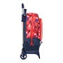 Cartable à roulettes Cars Double Vision Rouge Blue marine (32 x 42 x 14 cm)