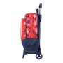 Cartable à roulettes Cars Double Vision Rouge Blue marine (32 x 42 x 14 cm)